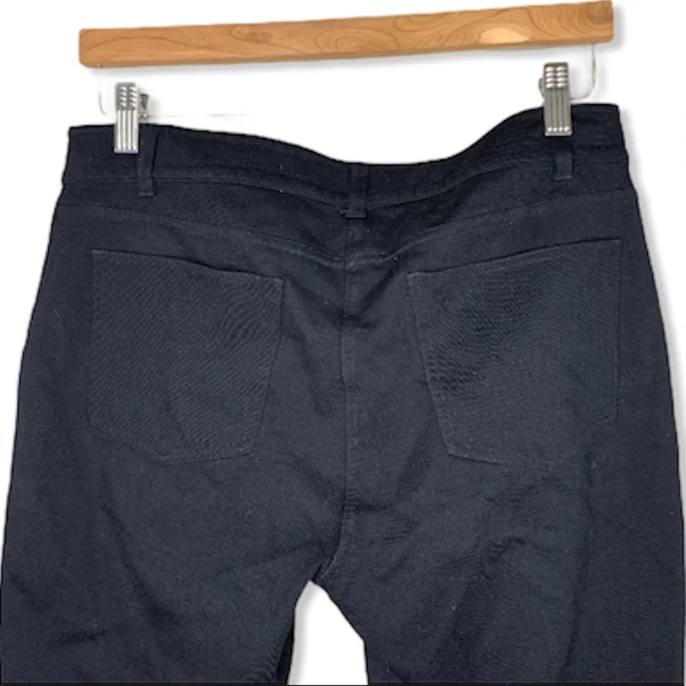 Eileen Fisher Ponte zip black riding pants - Picture 5 of 8